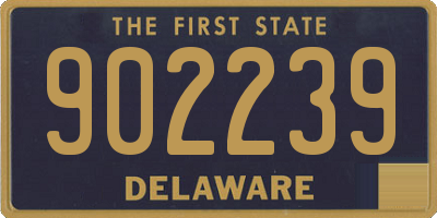 DE license plate 902239