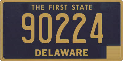 DE license plate 90224