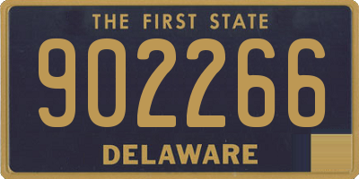 DE license plate 902266
