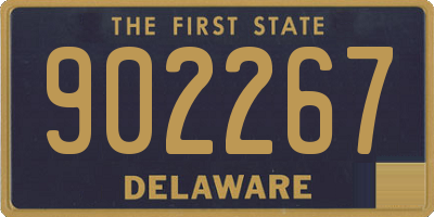 DE license plate 902267