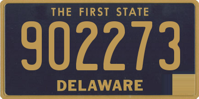 DE license plate 902273