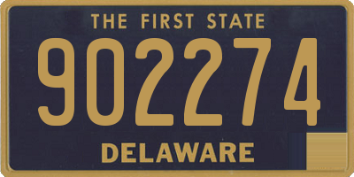 DE license plate 902274