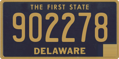 DE license plate 902278