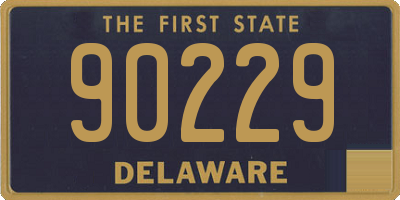 DE license plate 90229