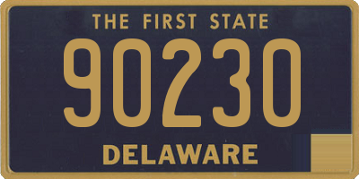 DE license plate 90230