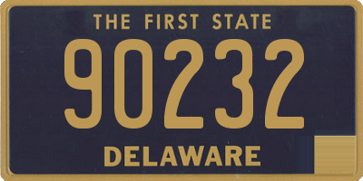 DE license plate 90232