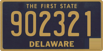 DE license plate 902321