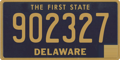 DE license plate 902327