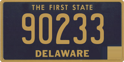 DE license plate 90233