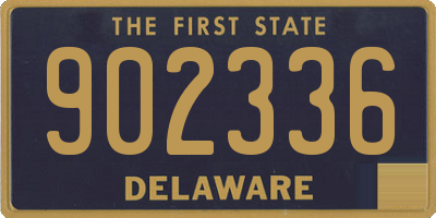 DE license plate 902336