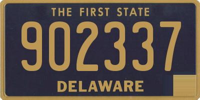 DE license plate 902337
