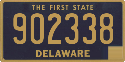 DE license plate 902338