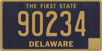DE license plate 90234