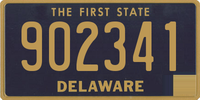 DE license plate 902341