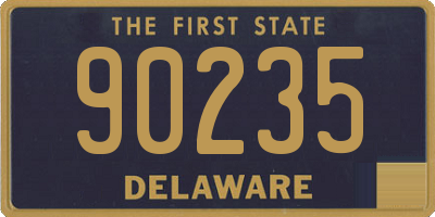 DE license plate 90235