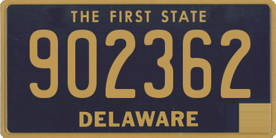 DE license plate 902362