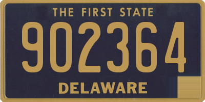 DE license plate 902364