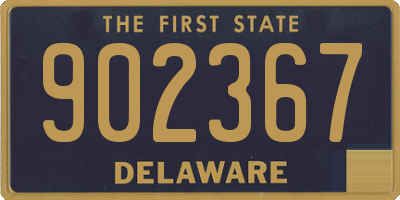 DE license plate 902367
