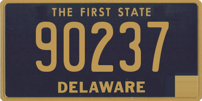 DE license plate 90237