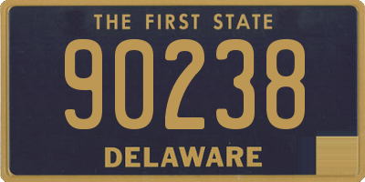 DE license plate 90238