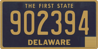 DE license plate 902394