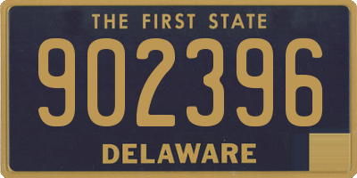DE license plate 902396