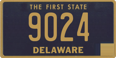 DE license plate 9024