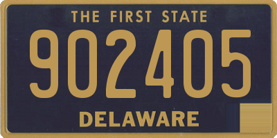 DE license plate 902405