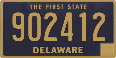 DE license plate 902412
