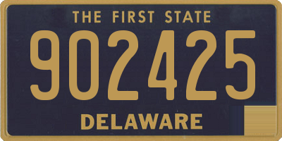 DE license plate 902425