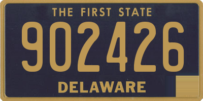 DE license plate 902426