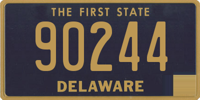 DE license plate 90244