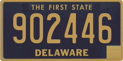DE license plate 902446