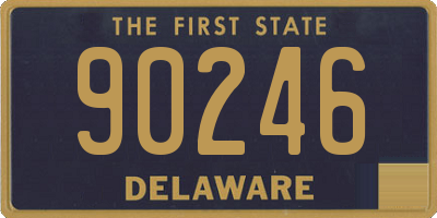 DE license plate 90246