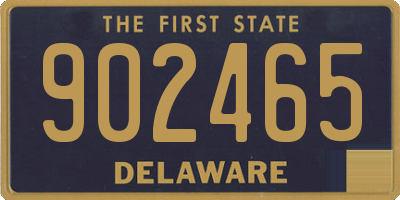 DE license plate 902465