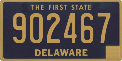 DE license plate 902467