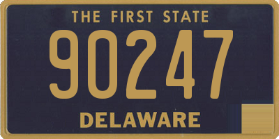 DE license plate 90247