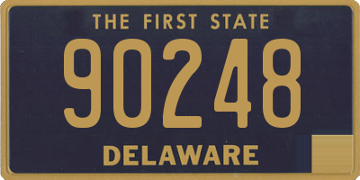 DE license plate 90248