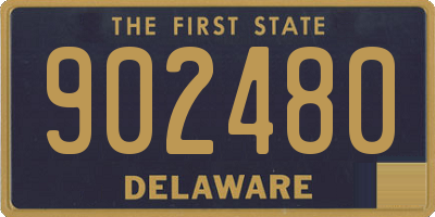 DE license plate 902480