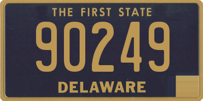 DE license plate 90249