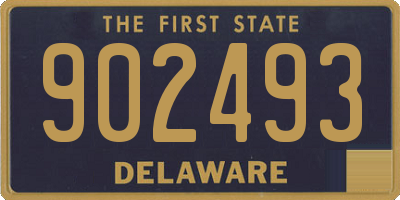 DE license plate 902493