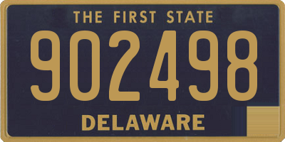DE license plate 902498