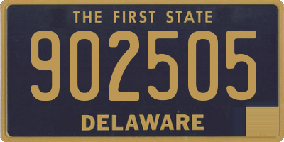 DE license plate 902505