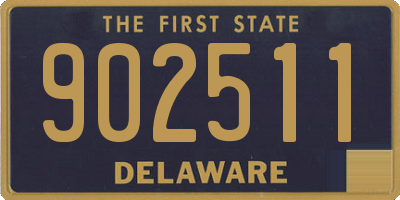 DE license plate 902511