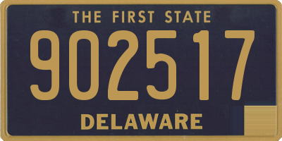 DE license plate 902517