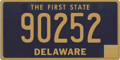DE license plate 90252