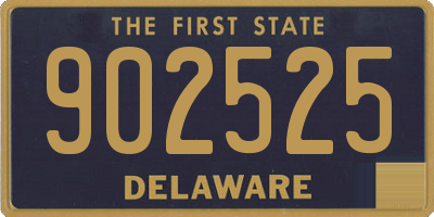 DE license plate 902525