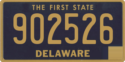 DE license plate 902526