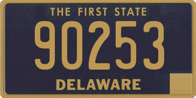 DE license plate 90253