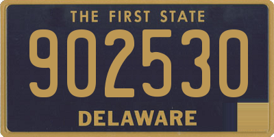 DE license plate 902530